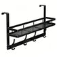 🧺 Over The Door Hooks with Storage Basket – No Drill, Heavy Duty, Detachable ✨
