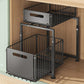 📦 2-Tier Pull-Out Shelf – Expandable Under Sink Organizer, Double Layer Sliding Storage Rack ✨