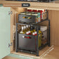 📦 2-Tier Pull-Out Shelf – Expandable Under Sink Organizer, Double Layer Sliding Storage Rack ✨