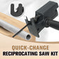 ⏰Quick-Change Reciprocating Saw Kit
