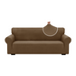 High Stretch Jacquard Sofa Cover with Non-Slip Straps