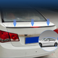 🚗 Universal ABS Rear Spoiler: No-Drill, 3-Piece Adjustable, Sedan Fit, Downforce Look