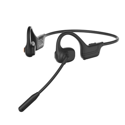 🎧Open-Ear Bluetooth Headset with Noise-Cancelling Mic