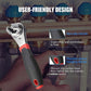 📢📢50% off！🔧 ADJUSTABLE ANGLE RATCHET WRENCH — Pivoting Multi-Position Head | 72-Tooth Fine Ratcheting |