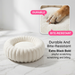 ⏳🔥LIMITED-TIME 50% OFF! ⏰🐾 Cloud-Like Ultra Soft Plush Round Calming Pet Bed, Raised Rim Donut Cat Dog Bed, Joint Relief Warm Cozy Washable Pet Sleeping Cushion