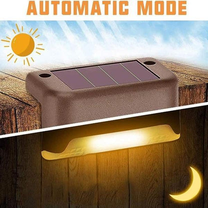 🌸 Waterproof Outdoor Solar Deck Lights – Solar Powered, Gentle Glow & Easy Install