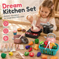 ✨ Camping Themed Kids Pretend Kitchen Playset – Realistic, Interactive, Safe ✨