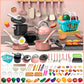 ✨ Camping Themed Kids Pretend Kitchen Playset – Realistic, Interactive, Safe ✨