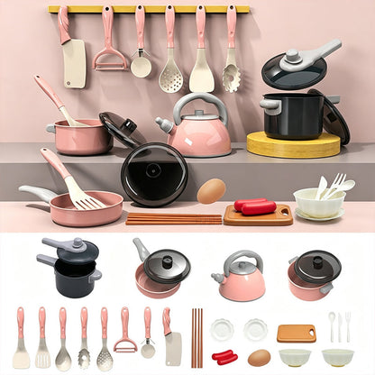 ✨ Camping Themed Kids Pretend Kitchen Playset – Realistic, Interactive, Safe ✨
