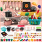 ✨ Camping Themed Kids Pretend Kitchen Playset – Realistic, Interactive, Safe ✨