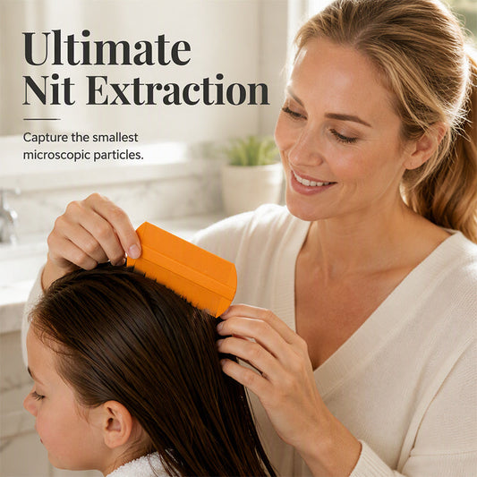 50% OFF NOW! 🦟 Double-Sided Fine Tooth Lice Comb – Fine teeth, durable & easy to clean – Effective lice & nit removal for all hair types ✨