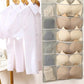 🧦 Double-Sided Hanging Storage Organizer – 24 Pockets, Breathable Fabric, Perfect for Underwear, Socks & Accessories 🏠