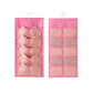 🧦 Double-Sided Hanging Storage Organizer – 24 Pockets, Breathable Fabric, Perfect for Underwear, Socks & Accessories 🏠