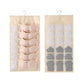 🧦 Double-Sided Hanging Storage Organizer – 24 Pockets, Breathable Fabric, Perfect for Underwear, Socks & Accessories 🏠