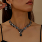 💎 Sparkling Teardrop Pendant Necklace & Earrings Set – Elegant & Timeless, Perfect for Every Occasion ✨