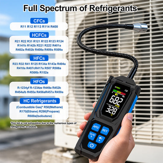 🔧 Rechargeable Halogen Leak Detector for Air Conditioner – Quickly Pinpoint Refrigerant Leaks with High Sensitivity ❄️✨