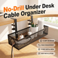 🔌 50% OFF NOW! 🖥️ Under Desk Cable Organizer – Sturdy clips, tangle-free & easy install – Keeps cables neat and out of sight ✨
