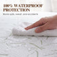 🌿 Waterproof Bamboo Fiber Mattress Protector – Breathable, Anti-Mite TPU – 360° Fitted Sheet for Peaceful Nights 💤