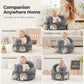 🐻 Cartoon Baby Support Sofa – Anti-Roll Infant Sitting Chair with Sturdy Backrest, Soft Plush Toddler Floor Seat