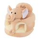 🐻 Cartoon Baby Support Sofa – Anti-Roll Infant Sitting Chair with Sturdy Backrest, Soft Plush Toddler Floor Seat