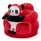 🐻 Cartoon Baby Support Sofa – Anti-Roll Infant Sitting Chair with Sturdy Backrest, Soft Plush Toddler Floor Seat