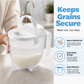 ⏰ Hands-Free Rice Washer with Strainer – Easy Rinsing & Draining 🍚💧