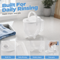 ⏰ Hands-Free Rice Washer with Strainer – Easy Rinsing & Draining 🍚💧