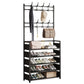 🏠 Multi-Functional Entryway Shoe & Coat Rack ✨