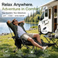 🥳2026 BESTSELLER🥾 Adjustable Folding Chair – 3/4 Recline Positions, Leg Rest – Reinforced Carbon Steel, 300 lbs – 600D Oxford – Folds for Camping & Beach! 🛡️💨