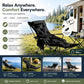 🥳2026 BESTSELLER🥾 Adjustable Folding Chair – 3/4 Recline Positions, Leg Rest – Reinforced Carbon Steel, 300 lbs – 600D Oxford – Folds for Camping & Beach! 🛡️💨