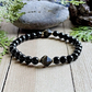 ⏳🔥LIMITED-TIME 50% OFF! ⏰ Elegance Black Obsidian Beaded Bracelet – Genuine Natural Stones, Protective Energy & Elastic Stretch Design – Modern Style for Daily Wear ✨