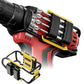 🛡️ Compact Bit Holder for Drills – No-Interference Side Mount