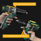 🛡️ Compact Bit Holder for Drills – No-Interference Side Mount