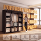 🧵 Easy‑Assemble Non‑Woven Fabric Wardrobe – Spacious, Sturdy, Dust‑proof ✨