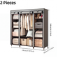 🧵 Easy‑Assemble Non‑Woven Fabric Wardrobe – Spacious, Sturdy, Dust‑proof ✨
