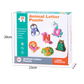 🧸 Learn ABC Instantly! No-Sharp-Edge Wooden Animal Letter Toy