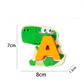 🧸 Learn ABC Instantly! No-Sharp-Edge Wooden Animal Letter Toy