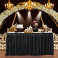 💥 Pleated Table Skirt for Events – Elegant & Easy Table Decor ✨