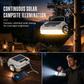 🔦 Dual-Light Solar Camping Lantern – Power Bank, Hanging Hook & Weatherproof 🔋