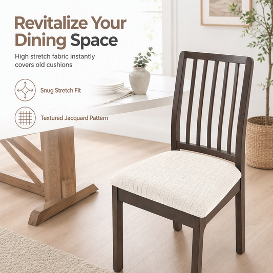 ✨ Elastic Dining Chair Cover – Snug-fit & stain-resistant ✨