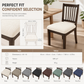 ✨ Elastic Dining Chair Cover – Snug-fit & stain-resistant ✨
