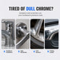 ✨50% OFF NOW! Professional Chrome Repair Pen‑Dual‑Applicator Chrome Repair System, Mirror‑Shine Metal Touch‑Up Paint for Auto Chrome Parts & Home Metal Hardware