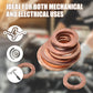 1000/400 PCS Copper Flat Washer Assortment Kit