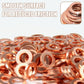 1000/400 PCS Copper Flat Washer Assortment Kit