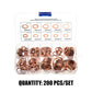 1000/400 PCS Copper Flat Washer Assortment Kit