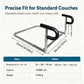Sofa Stand Assist Rail for Elderly Stainless Steel
