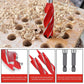⏰8PCS 4-Flute Auger Drill Bit Set for Woodworking🔩
