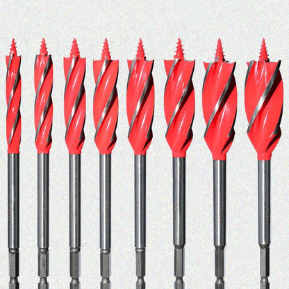 ⏰8PCS 4-Flute Auger Drill Bit Set for Woodworking🔩