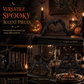 💀 Halloween Resin Skeleton Figurine – Heart Hand Gesture & Gothic Decor 🖤✨