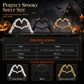 💀 Halloween Resin Skeleton Figurine – Heart Hand Gesture & Gothic Decor 🖤✨